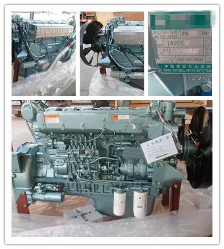 Sinotruck engine assembly WD615 for howo engine sinotruk