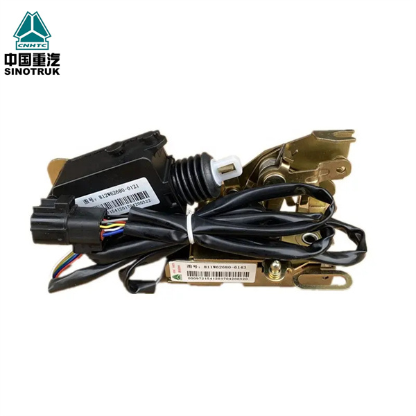 Door lock assembly 811w62680-6143 for Sinotruk howo heavy duty truck