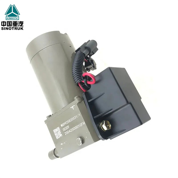 SINOTRUK HOWO spare parts electric hydraulic lifting pump WG9925820031