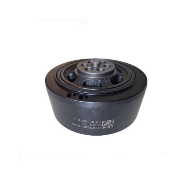 080V02201-0158 SINOTRUK MC07 Crankshaft Damper - Genuine Spare Part